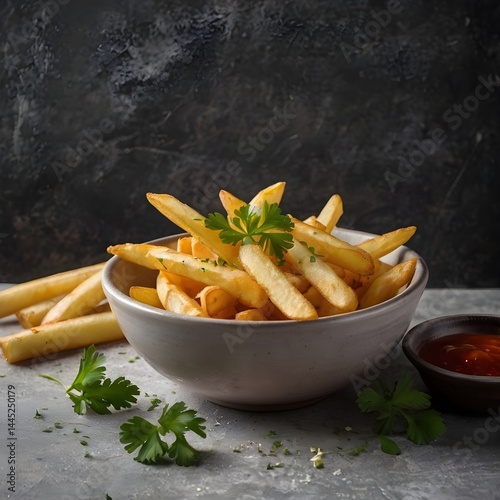 french fries in a bowl