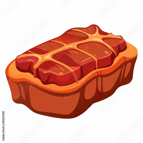 Juicy steak cuts arranged neatly on a wooden board, showcasing a variety of textures and marbling.