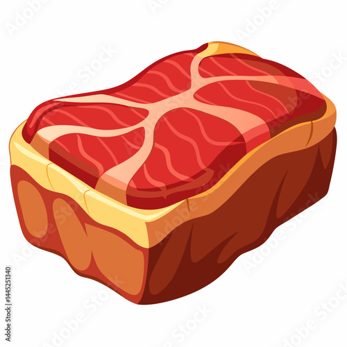 Juicy steak cuts arranged neatly on a wooden board, showcasing a variety of textures and marbling.