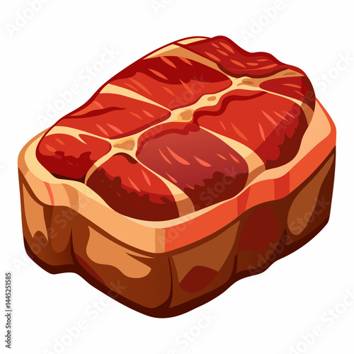 Juicy steak cuts arranged neatly on a wooden board, showcasing a variety of textures and marbling.