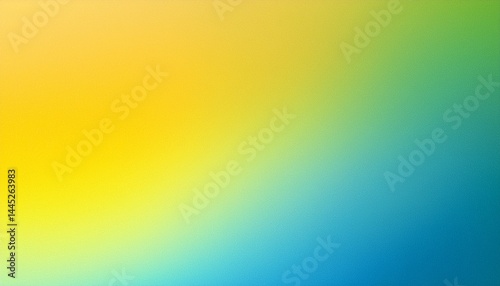 Abstract Gradient Background Yellow, Green, Blue Hues