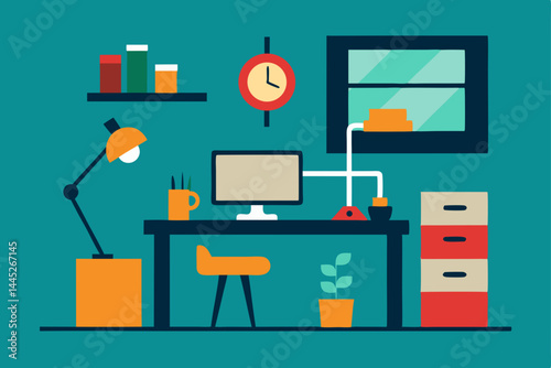 Modern Home Office Setup Desk Organization and Workspace Design Ideas