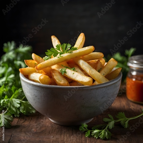 french fries in a bowl