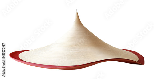 Sufi Whirling Dervish Hat for Spiritual Practice - Isolated on White Background