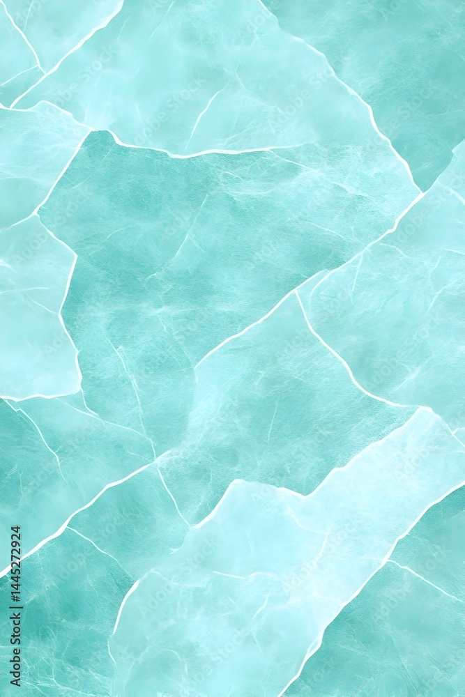 Obraz premium Abstract teal marble texture with flowing, veined patterns