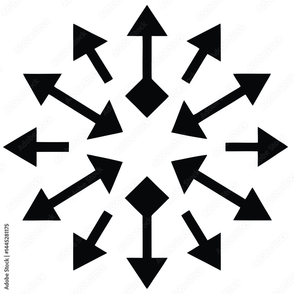 Set of Recycling Symbols – Circular Arrow Icons in Various Styles Set of Recycling Symbols – Circular Arrow Icons in Various Styles