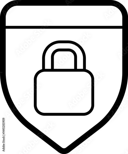 Account Security vector icon stock illustration