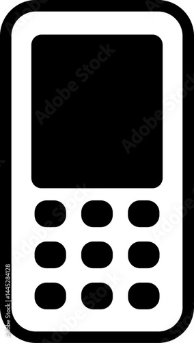 Contact By Phone vector icon stock illustration