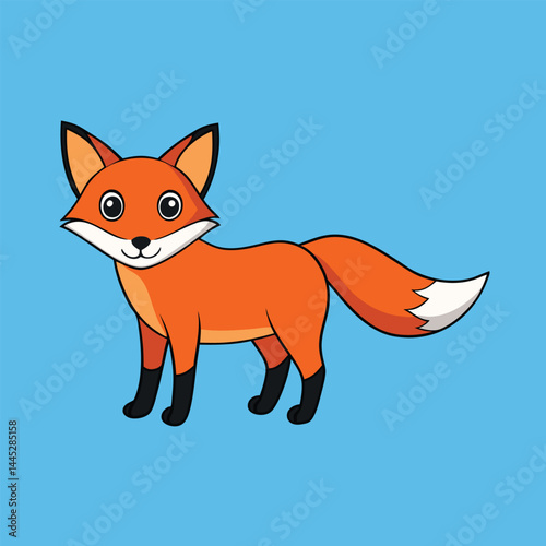 Maned Wolf (Cub) vector illustration	