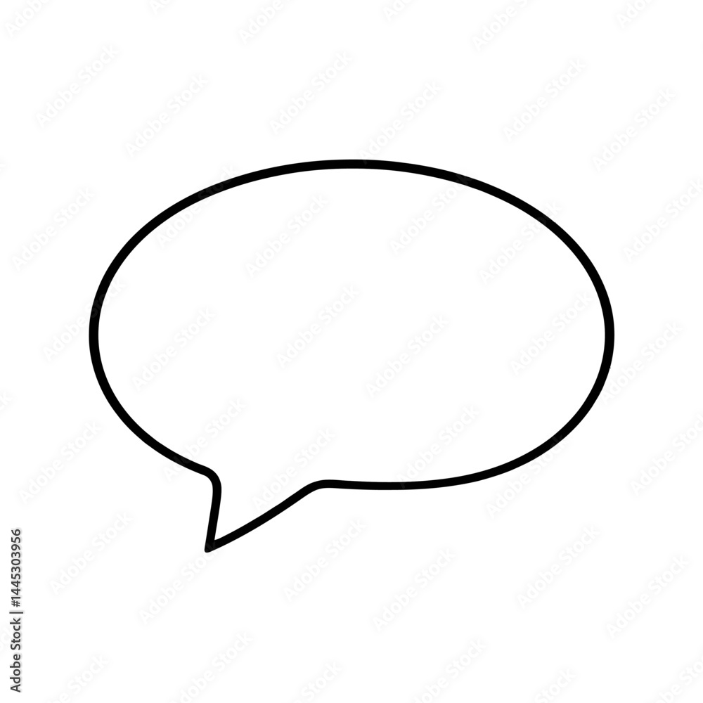 Speech bubble vector illustration graphic design element for communication and social media marketing use Speech bubble vector illustration graphic design element for communication and social media marketing use
