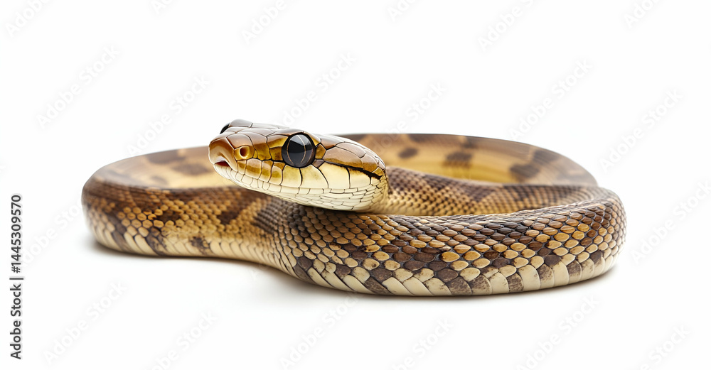 Fototapeta premium Brown Snake Realistic Image