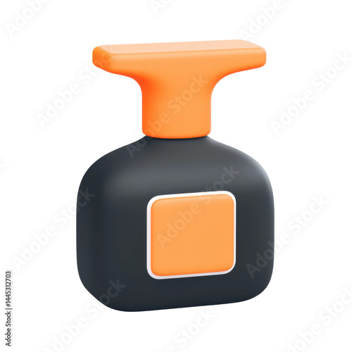 Innovative pump design product showcase studio minimalist close-up. Isolated on transparent background, png.