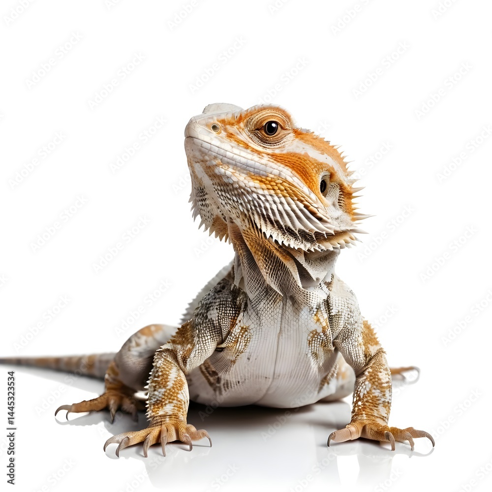 Obraz premium Bearded Dragon Lizard Closeup
