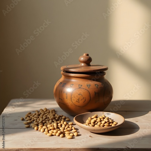 Plakat spices and herbs