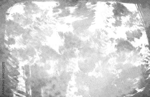 Abstract grunge black and white distressed texture background, noise background, Isolated on transparent background, PNG	