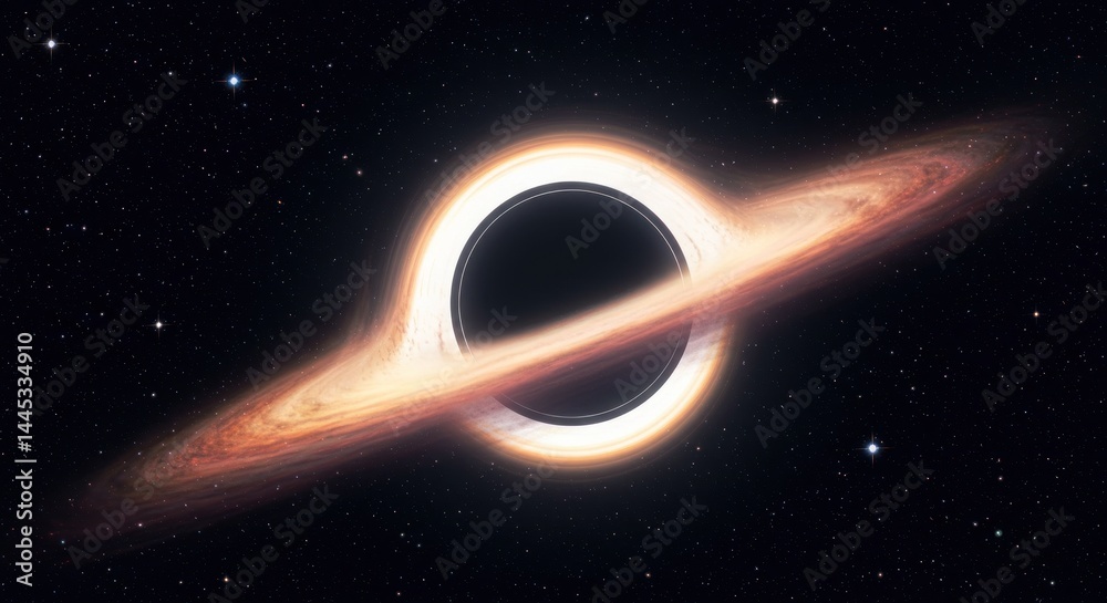 Fototapeta premium Black Hole Illustration
