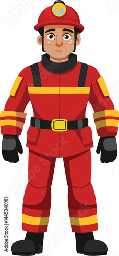 Firefighter Vector 