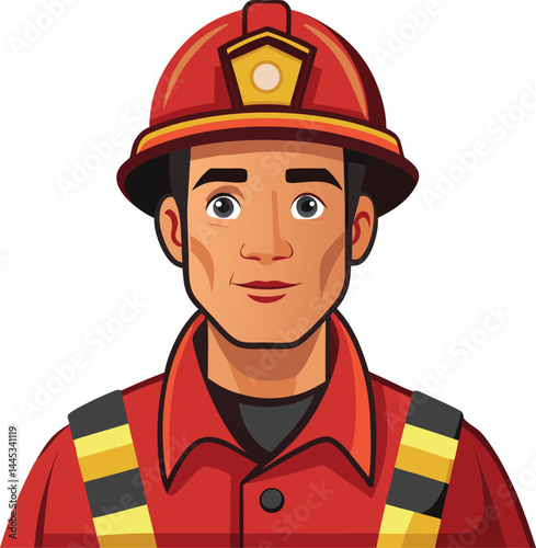 Firefighter Vector 