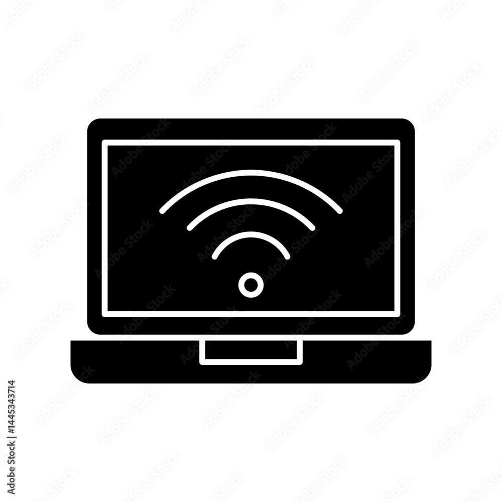 laptop glyph icon laptop glyph icon