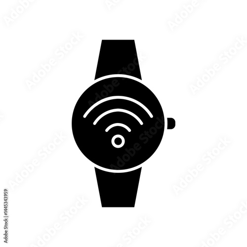 smartwatch glyph icon