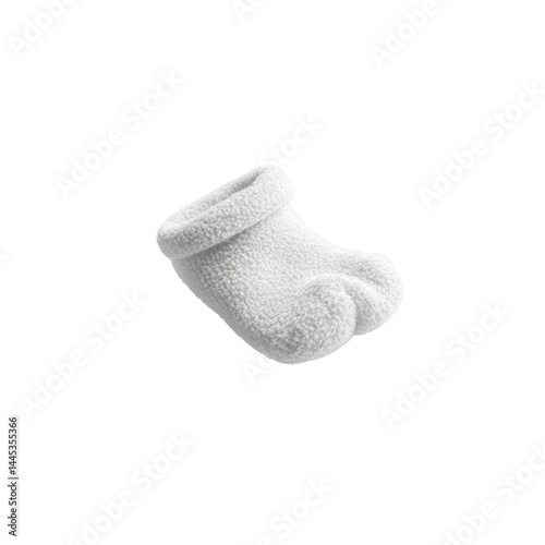 Fluffy White Tabi Socks Cozy and Comfortable Foot Covering photo