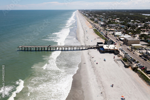Aerial view of Flagler beach Florida taken 7 days before Hurricane Milton photograph taken 2024-10-03