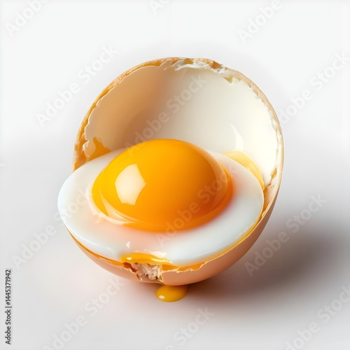 Broken Egg with yolk and white