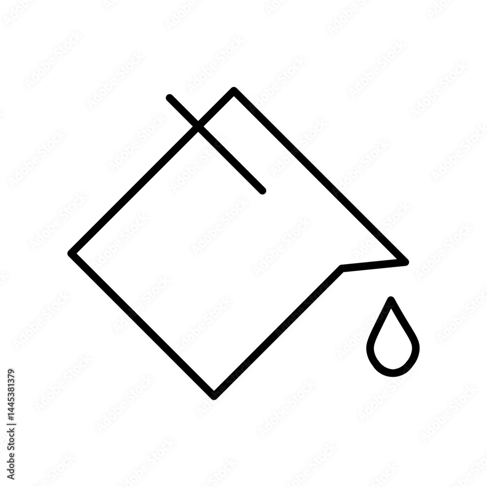 paint bucket line icon paint bucket line icon