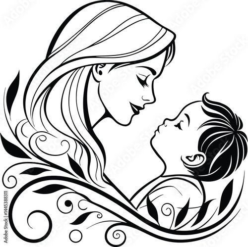 mother, children, daughter, motherhood, silhouette, son, happiness, love, baby, care