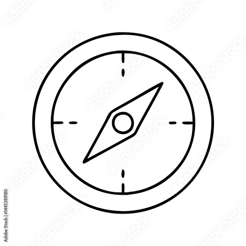 Free Download compass direction icon, compass direction line art - simple line art of compass direction, perfect for compass direction logos and icons - GFXLoad