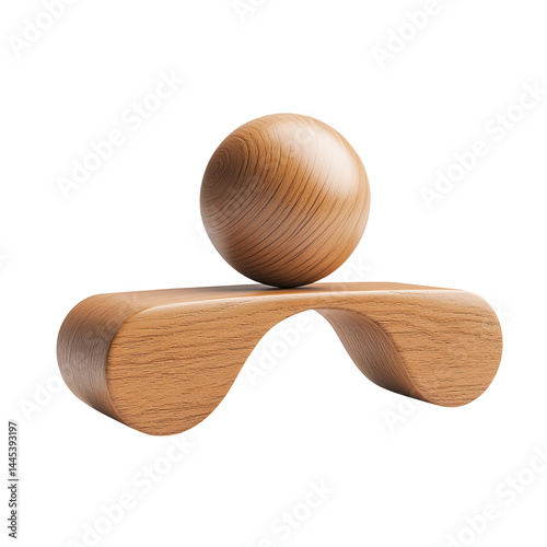 balance board, single object, isolated on fully transparent png background
