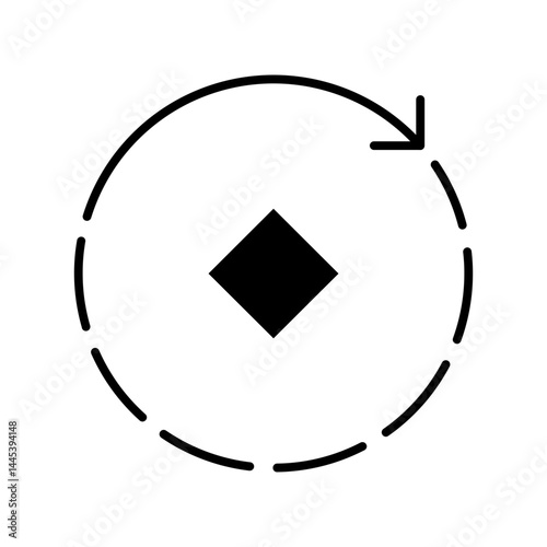 rotate glyph icon