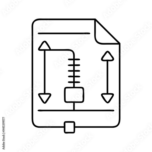 file compression icon, file compression line art - simple line art of file compression, perfect for file compression logos and icons
