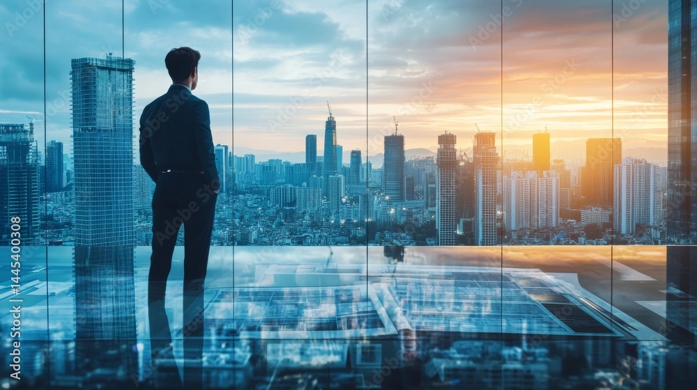 Factory in city: business & finance. Factory in city: business & finance.