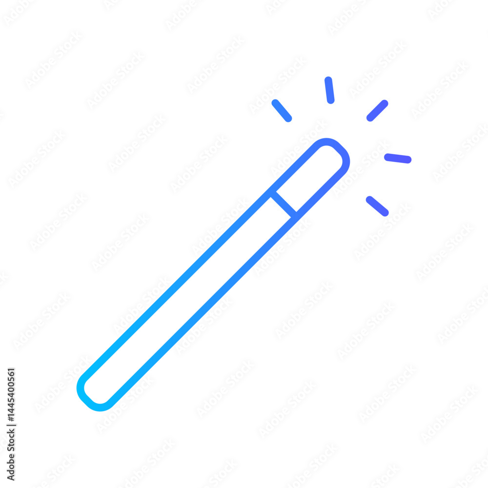 magic wand gradient icon magic wand gradient icon