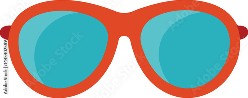 oval sunglasses vector clipart