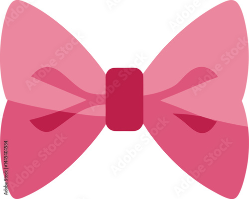 pink bow tie vector