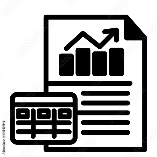 This is Report icon from the Asset Management icon collection with an Mixed style