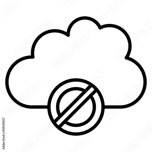 Cloud Inaccessible Icon