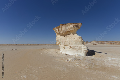 Obraz na płótnie Rock formation in the Desert of Obstacles in Egypt w salonie