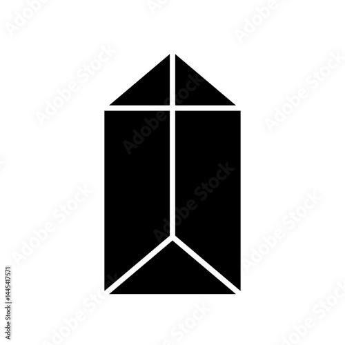prism glyph icon