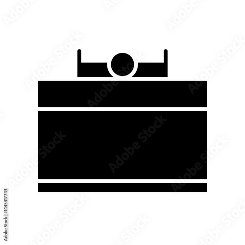 Vacuum Chamber glyph icon