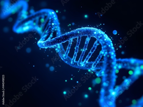 DNA or deoxyribonucleic acid chain