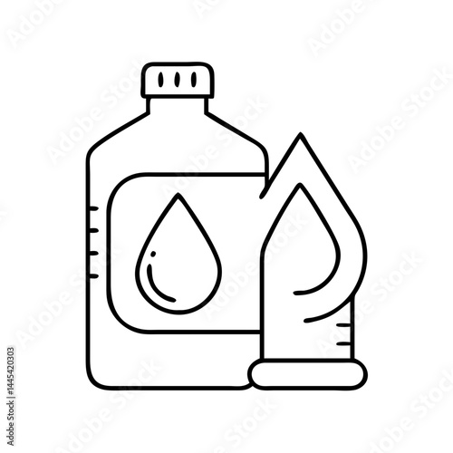 lubricants icon, lubricants line art - simple line art of lubricants, perfect for lubricants logos and icons