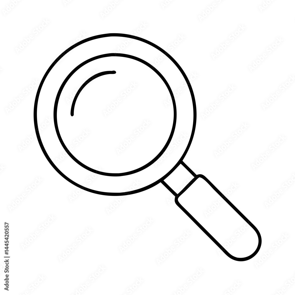 magnifying glass focus icon, magnifying glass focus line art - simple line art of magnifying glass focus, perfect for magnifying glass focus logos and icons magnifying glass focus icon, magnifying glass focus line art - simple line art of magnifying glass focus, perfect for magnifying glass focus logos and icons