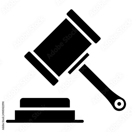 Judge Hammer Icon