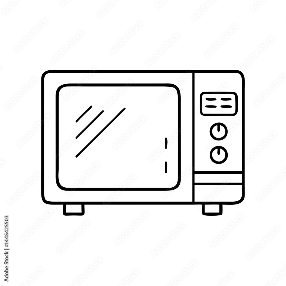 microwave oven icon, microwave oven line art - simple line art of microwave oven, perfect for microwave oven logos and icons microwave oven icon, microwave oven line art - simple line art of microwave oven, perfect for microwave oven logos and icons