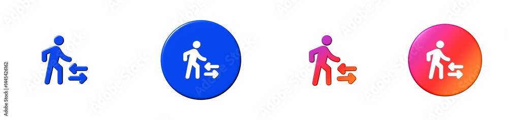 transfer within a station maps 3D icon transfer within a station maps 3D icon