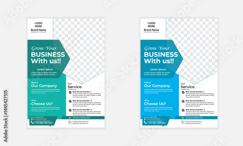 Creative Corporate & Business Flyer Brochure Template Design, abstract business flyer, vector template design. Brochure design, cover, annual report, poster, flyer