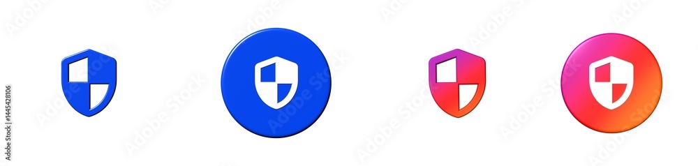 security privacy security 3D icon